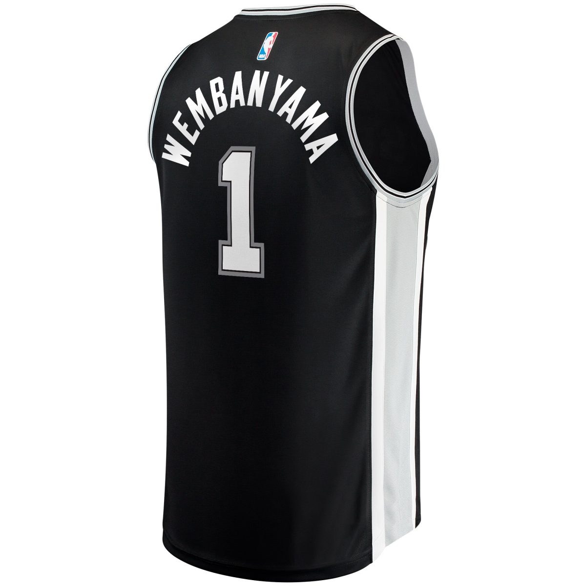 San Antonio Spurs youth san antonio spurs victor wembanyama fanatics black fast break replica jersey – icon edition Collection | Official Spurs Store