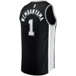 San Antonio Spurs youth san antonio spurs victor wembanyama fanatics black fast break replica jersey – icon edition Collection | Official Spurs Store