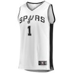 San Antonio Spurs youth san antonio spurs victor wembanyama fanatics white fast break player jersey – association edition Collection | Official Spurs Store