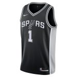 San Antonio Spurs youth san antonio spurs victor wembanyama nike black swingman jersey – icon edition Collection | Official Spurs Store