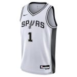 San Antonio Spurs youth san antonio spurs victor wembanyama nike white swingman jersey – association edition Collection | Official Spurs Store