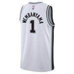 San Antonio Spurs youth san antonio spurs victor wembanyama nike white swingman jersey – association edition Collection | Official Spurs Store